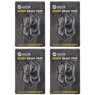 NICHE Brake Pad Set for Ducati Monster 620 1200S BMW Front Rear Organic 4 Pack - Image 1 of 4