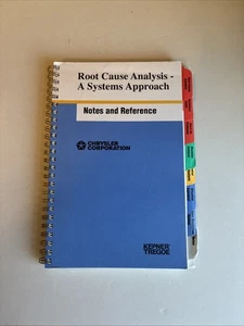 Root Cause Analysis Handbook: A Systems Approach Notes And References Chrysler - Picture 1 of 8