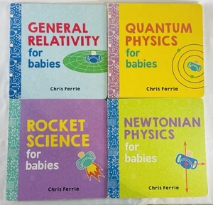 Chris Ferrie für Babys Buch Posten Allgemeine Relativitätstheorie Quantenphysik Rakete Wissenschaft - Bild 1 von 14