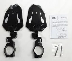 New, 1.75”-2” KEMIMOTO Aluminum UTV Side View Mirrors Roll Bar Polaris. Can-am - Bild 1 von 9