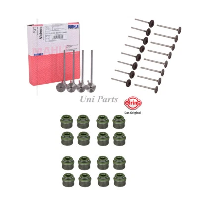 16X Mahle Engine Valve Set and Elring Valve Steam Seal For VW Jetta Audi A4 2.0T - Image 1 of 4