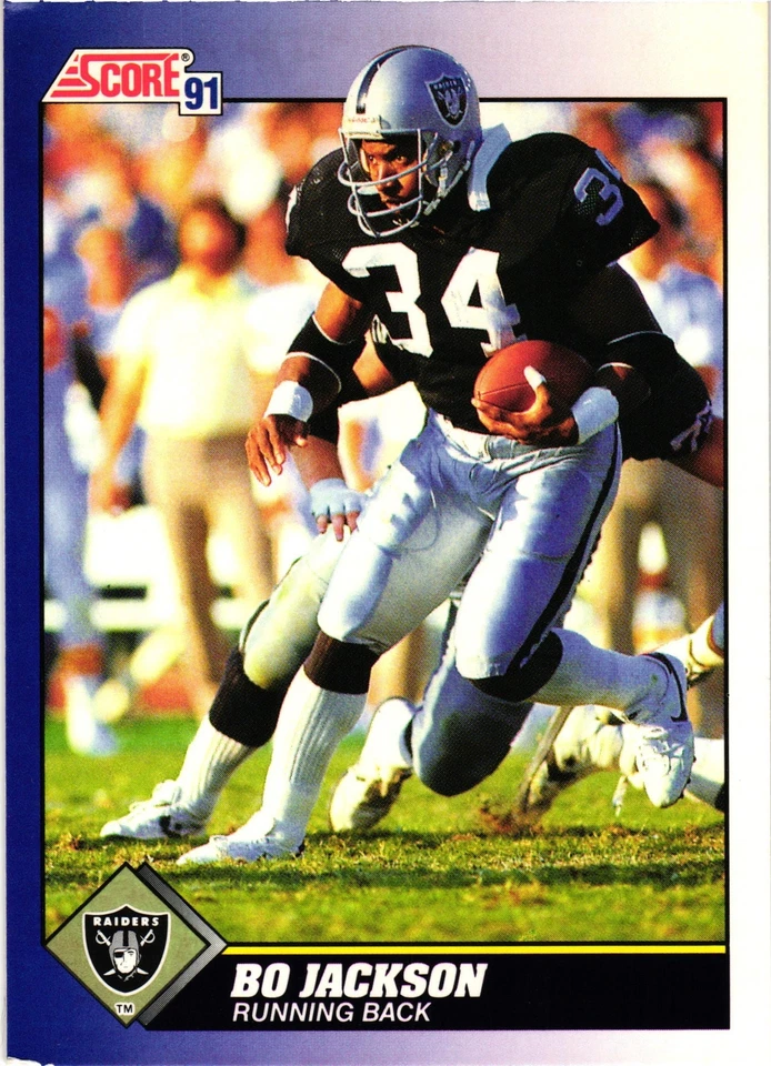 1991 Score #100 Bo Jackson - Image 1 of 1