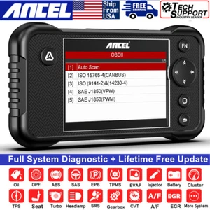 Check Engine ABS SRS Full System OBD2 Scanner Car Diagnostic Tool Code Readers  - Picture 1 of 16