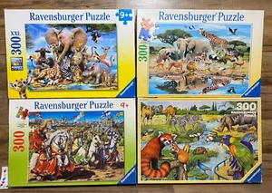 LOT OF 8 - RAVENSBURGER - 240 300 380 PC PIECES  - JIGSAW PUZZLES - ANIMALS - Picture 1 of 11
