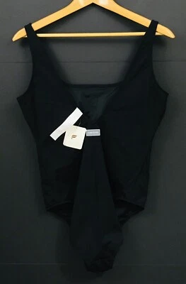 NWT Fabletics Sunset Scoop One-Piece Swimsuit Black Womens Size XL - Image 1 of 4