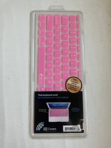 Pink Silicone Keyboard Cover for Apple Macbook Air - Size 11" - Picture 1 of 2