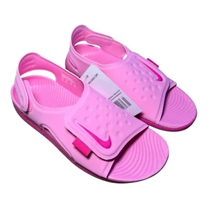 Sandali Nike Sunray Adjust 5 rosa psichico fucsia taglia 5 AJ9076 601 nuovi con scatola - Foto 1 di 4
