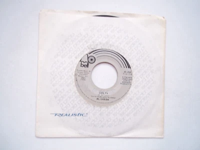 AL GREEN - Guilty / Let Me Help You - 45 RPM Record 7" Single 1972 BELL - Image 1 of 4