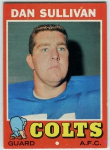 1971 Topps #108 Dan Sullivan Baltimore Colts - Picture 1 of 2