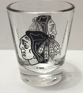 NHL Chicago Blackhawks Shot Glass (A) - Foto 1 di 2