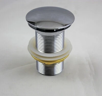 waschbecken ablaufgarnitur ohne überlauf Ablaufventil Abfluss Messing - Bild 1 von 2