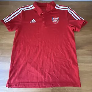 Arsenal FC Three Striped Polo Size Medium EPL Football - Bild 1 von 7