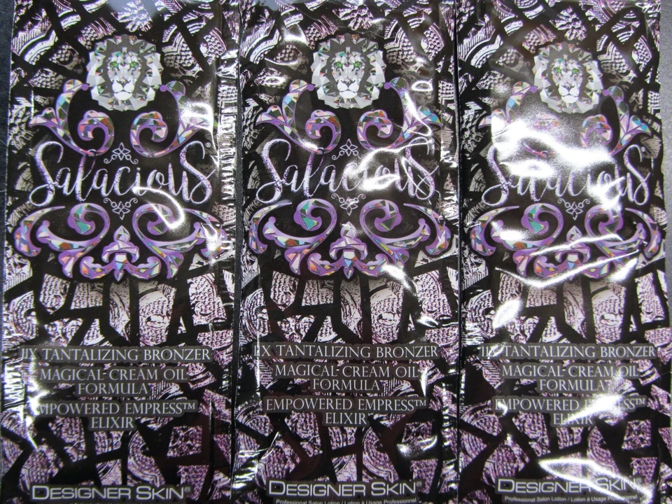5 PAQUETES DISEÑO PIEL SALACIOUS 11X BRONCEADOR ACEITE CREMOSO FÓRMULA BRONCEADORA LOCIÓN BRONCEADORA Foto 1 de 1