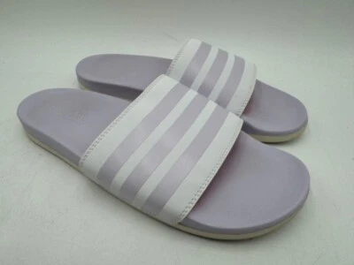 SANDALIAS ADIDAS MUJER ADILETTE CONFORT TOBOGANES BLANCO LAVANDA TALLA 10 Foto 1 de 4