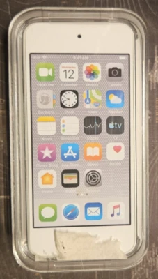 Apple IPOD TOUCH  7 th generazione. Silver, con box, pellicola e cover. A2178 - Immagine 1 di 3