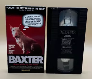 Baxter (1989) Fox Lorber VHS Unrated Dir: Jérôme Boivin Subtitles Killer Dog - Foto 1 di 2
