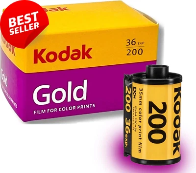 GOLD 200 Color Negative Film (35Mm Roll Film, 36 Exposures) - 6033997 - image 1 of 4