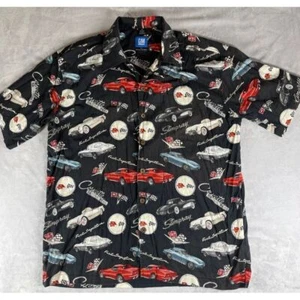 GM by David Carey Corvette Stingray Button Down Shirt Men's XL General Motors - Picture 1 of 9