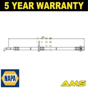 Fits Toyota Corolla 2001-2009 Avensis 2003-2008 Brake Hose Front Right NAPA - Picture 1 of 7