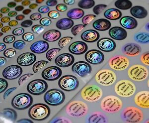 Hologram Warranty Stickers Tamper Proof Labels Security Seal Void Sticker   