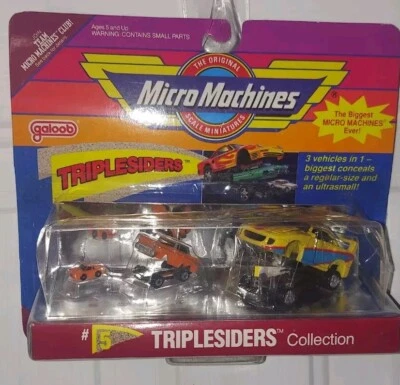 Micro Machines 1989 #6475 - #5 TRIPLESIDERS Collection Ferrari F40 - Image 1 of 4