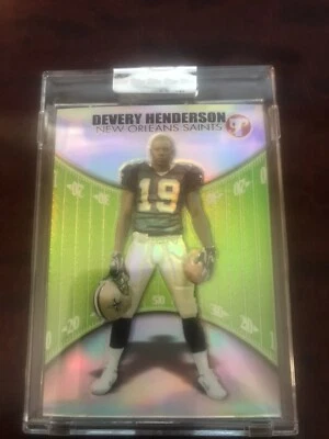 2004 Topps Pristine Refractor #82 Devery Henderson140/499 Uncirculated NO Saints - Image 1 of 4