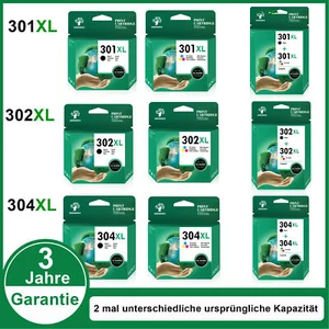 Drucker Patronen Tinte für HP 301 302 304 XL Deskjet 1050 2540 2050 3050 4500 - Bild 1 von 63