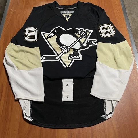 Reebok Edge 1.0 Authentic Pascal Dupuis Pittsburgh Penguins NHL Jersey Black 50 Cover