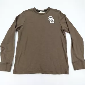 Vintage Abercrombie & Fitch Muscle Embroidered Long Sleeve T Shirt Men’s Size L - Picture 1 of 19