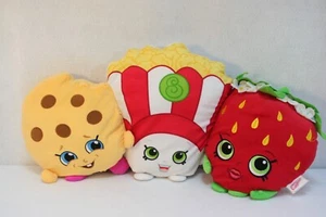 Juguete de almohada de peluche Shopkins Connected Cookie palomitas de maíz fresa - Imagen 1 de 6