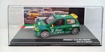 1:43 UNIVERSAL HOBBY EAGLE RACE RENAULT CLIO V6 TROPHY iLion #3 F. MATIFAS - Immagine 1 di 4
