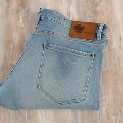 Pantalones de mezclilla para hombre DSQUARED2 talla 58 EE. UU. 38 ajustados con botones Foto 1 de 4
