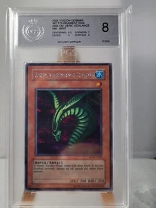 YuGiOh - Serpente Annunciatore del Male - Secret Rare - WC4-G002 - PGS 8 NM-MINT - Foto 1 di 1