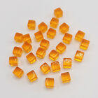 100pcs 10mm Acrylic Clear Blank Cube Square Corner Dice Table Board Game Pieces 