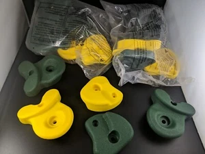 15pc Textured Climbing Holds Rock Wall Stones Hand Feet Safe Kids Gift Assorted - Picture 1 of 4