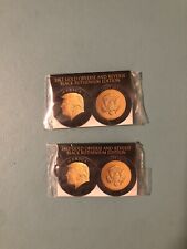 2x DONALD TRUMP '20 Keep America Great BLACK RUTHENIUM 24K GOLD Medallion Coin