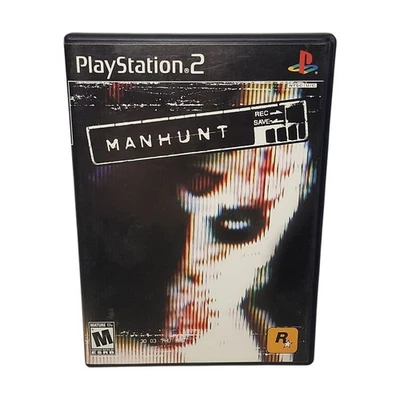 Manhunt PS2 (Sony PlayStation 2, 2003, NTSC) Sin Manual Juego Raro Foto 1 de 4