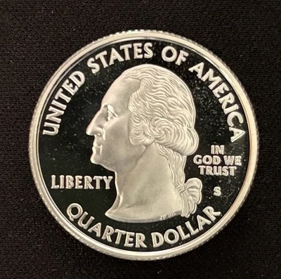 2008 S New Mexico State Quarter 90% Silver Stunning GEM Deep Cameo Proof - Image 1 of 2