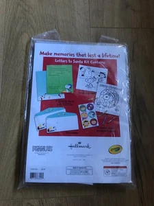 Hallmark Peanuts Snoopy Briefe an den Weihnachtsmann Set Briefe Umschläge Aufkleber NEU PKG - Bild 1 von 1