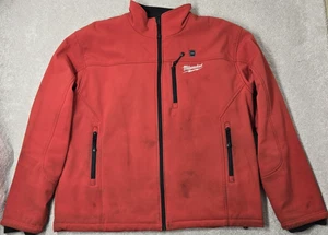 milwaukee m12 heated jacket mens XL tough shell red 2 new battery charger tested - Picture 1 of 24