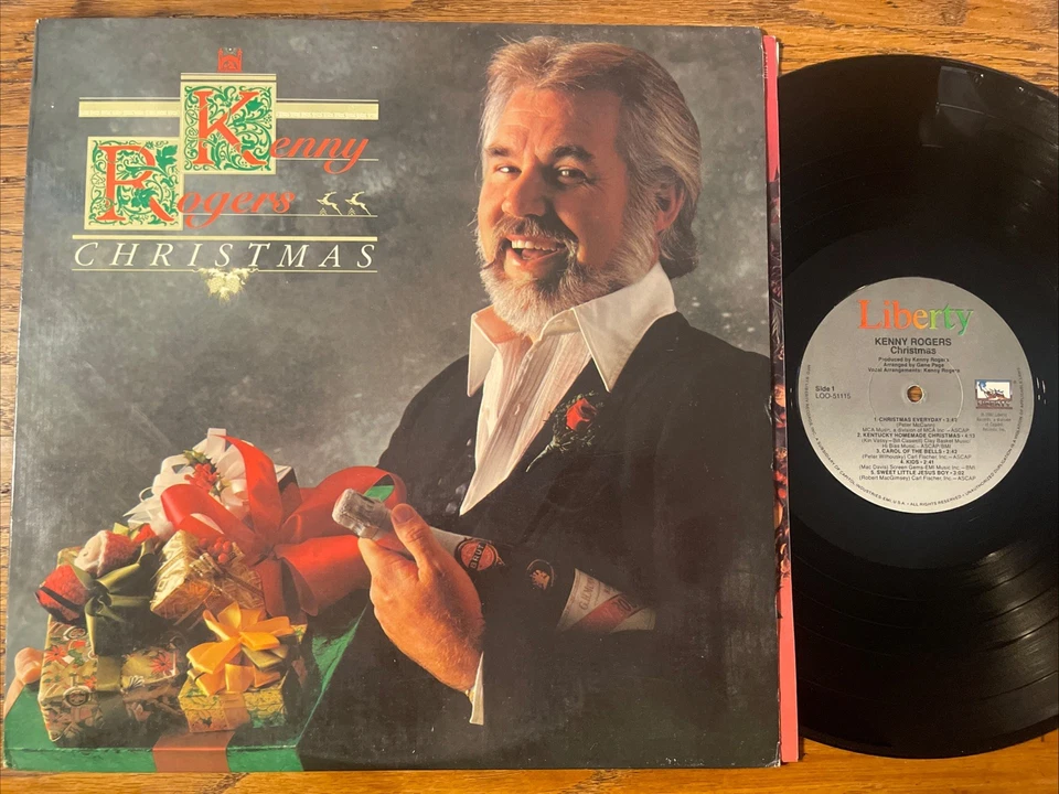 Kenny Rogers Christmas LP Liberty + Inner M-!!!! Foto 1 de 4