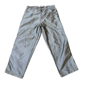 Southpole Function Metallic Gray Jeans  Streetwear Extra Baggy Size 42 Y2K - Picture 1 of 7