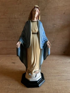 Jungfrau Maria Madonna Figur Statue 12" Schlange Hartland Kunststoff USA Mutter Vintage - Bild 1 von 24