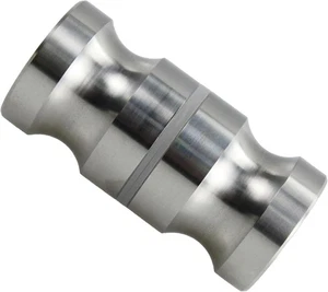 Back-to-Back Shower Glass Door Knob, Stainless Steel Brushed Chrome - Picture 1 of 6