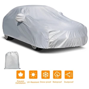 209'' XXL Full Sedan Car Cover Waterproof UV Dust Snow Resistant Wind Protection - Picture 1 of 12