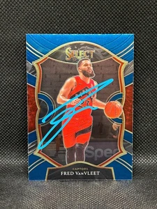 2020-21 Panini Select Fred VanVleet #29 Blue Signed IP On Card Auto No COA - Picture 1 of 2
