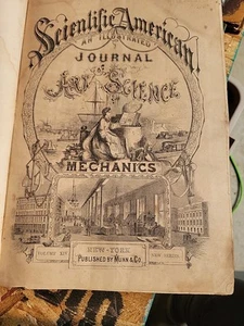 1866 Scientific American JOURNAL Of Art & Science Mechanics Vol XIV New York - Picture 1 of 24