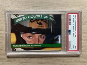1992 Grid Formula One #84 Michael Schumacher PSA 9 Rookie Debut RC - Bild 1 von 2