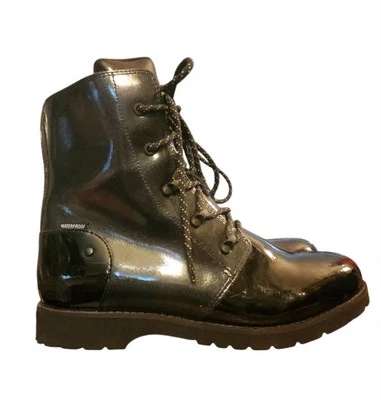 Bota de lluvia The North Face para mujer impermeable Ballard negra con cordones talla 8 Gorpcore  Foto 1 de 4