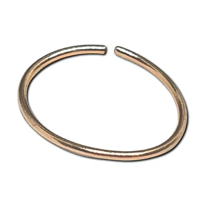 Anillo de nariz de oro 6 mm 9k aro 22 g (0,6 mm) anillo dividido pequeño pier... - Imagen 1 de 9